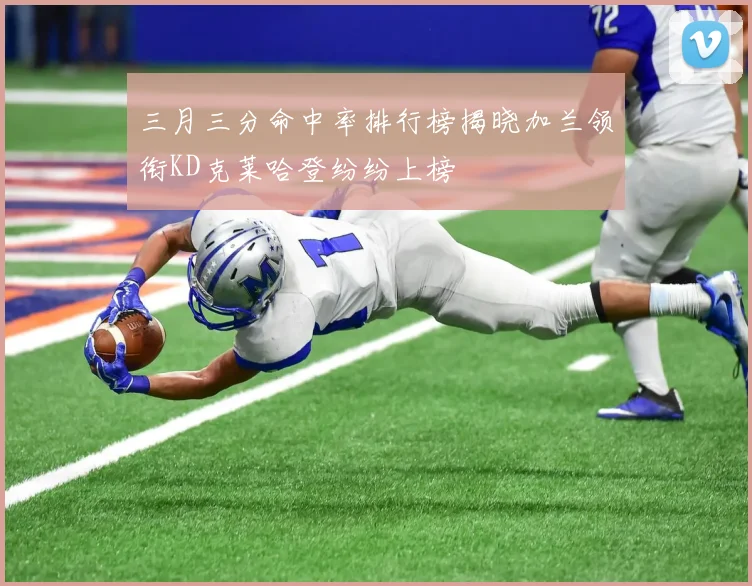 三月三分命中率排行榜揭晓加兰领衔KD克莱哈登纷纷上榜